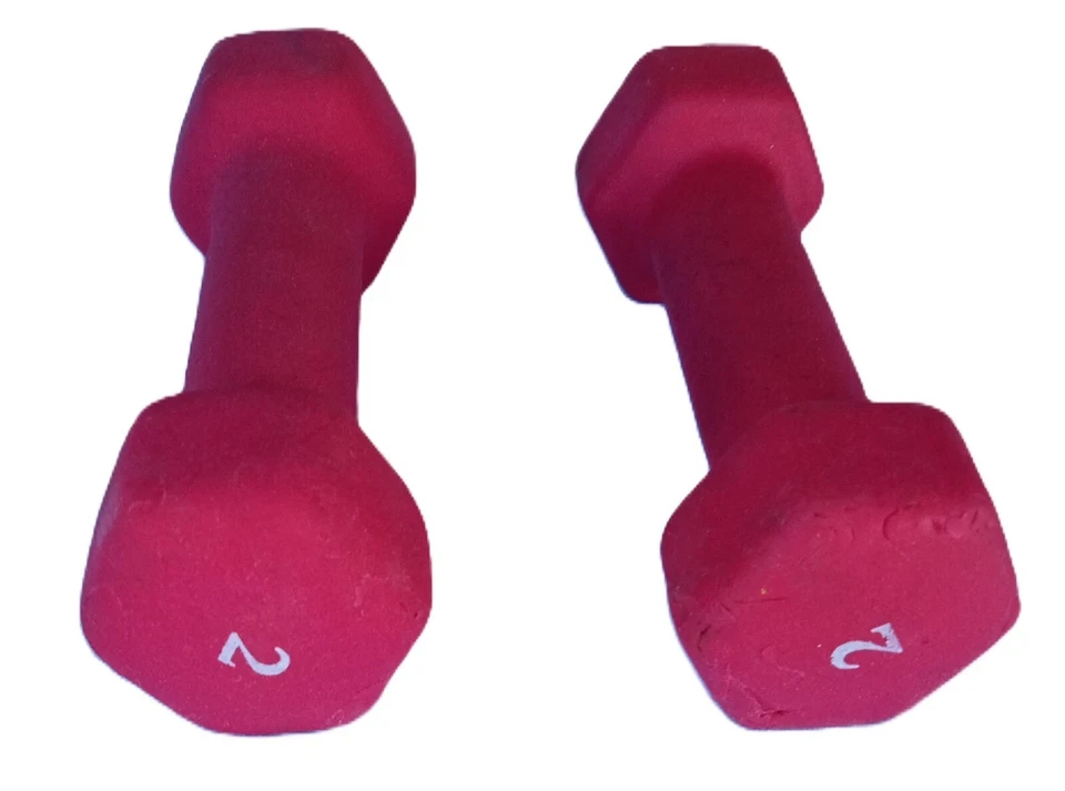 Dumbbell LOT OF 4 CAP 5-lb + 2-lb (3) Dumbbells Strength-Training Workout Weight - Image 3 of 4