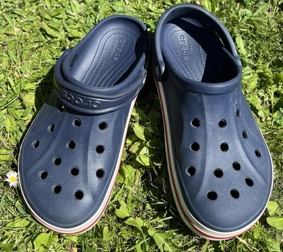 Crocs In Der Größe M7/W9 Unisex Pantolette Blau Guter Zustand - Bild 1 von 3