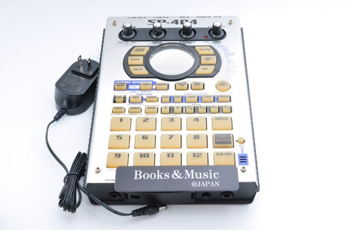 Roland SP-404 Sampler Silver Made in Japan 2007 w/Adapter Working BW15469