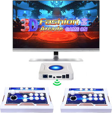  39800 Games in 1 Pandora Box 3D Arcade Game Machine, Double Wireless Joystick