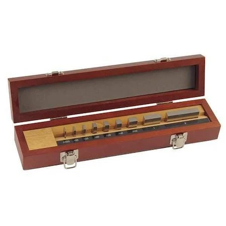 Mitutoyo 516-935-26 Gage Block Set,As-1,0.625-2 In,9Pc