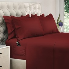 DREAMCARE King Size Sheets Set 6 pcs Cooling Bed Sheets up to 15 Deep Pocke