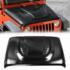 Steel 10th Anniversary Hood For 2007-2018 Jeep Wrangler Jk Jku With Air Vents