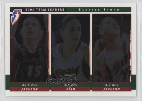 2005 Rittenhouse WNBA 2004 Team Leaders Lauren Jackson Sue Bird #TL12