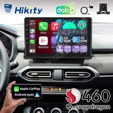 DAB+ 4+64GB 8Core CarPlay Android 15 Autoradio Für Dacia Sandero 3 Navi WIFI BT