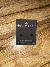 Primrose Cubic Zirconia Sterling Silver Earrings