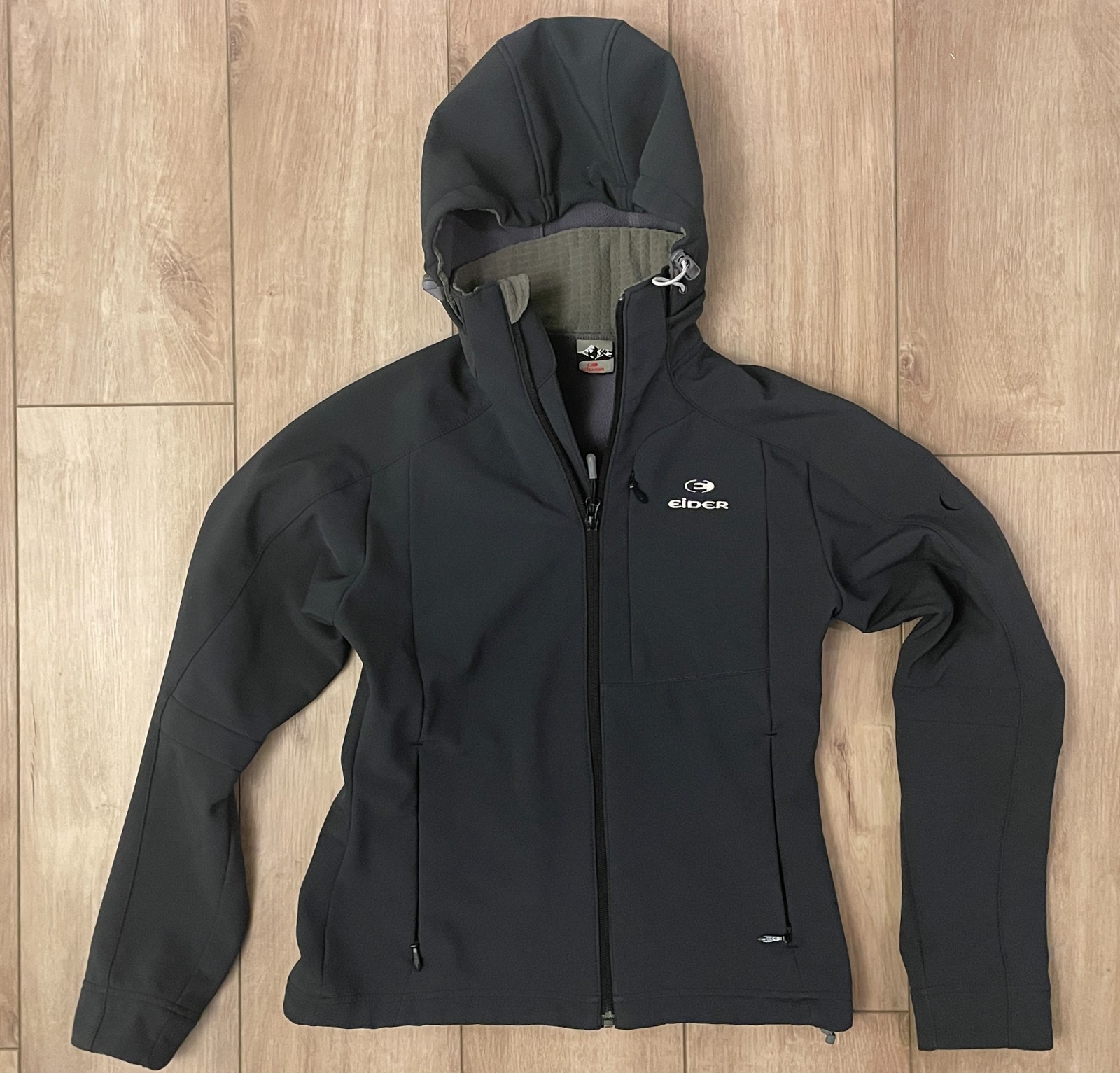 Eider Windefender Black Softshell Full Zip Hooded… - image 5