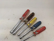 Vintage Vermont American 5-pc. SAE /4"-1/2" Hollow Shaft Nut Driver Set 1