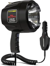 800-2301-0 Max Million III with 12V DC Charger Halogen Bulb Spotlight