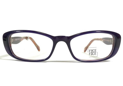 Face a Face Eyeglasses Frames ROXAN 2 COL 375 Brown Purple Cat Eye 50-15-130