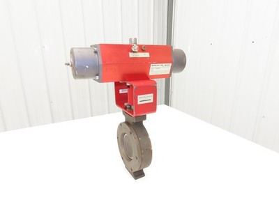 Preferred CO2 System 4'' Wafer Butterfly Valve & Pneumatic Actuator Spring Return
