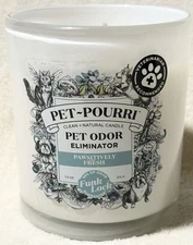 Pet-Pourri Pet Odor Eliminator Pawsitively Fresh Candle 7-5 Oz