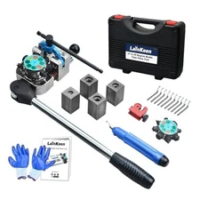  Professional Brake Tube Line Flaring Tool 45 and 37 Degree Set, 37&45 Degree