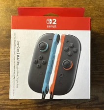 Authentic Nintendo Switch 2 Joy-Con Joycons L/R Light Blue/Red BRAND NEW SEALED