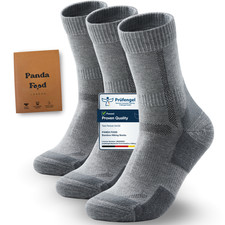 Premium Bamboo Rayon Walking Socks  Anti-Blister Warm and Breathable Socks