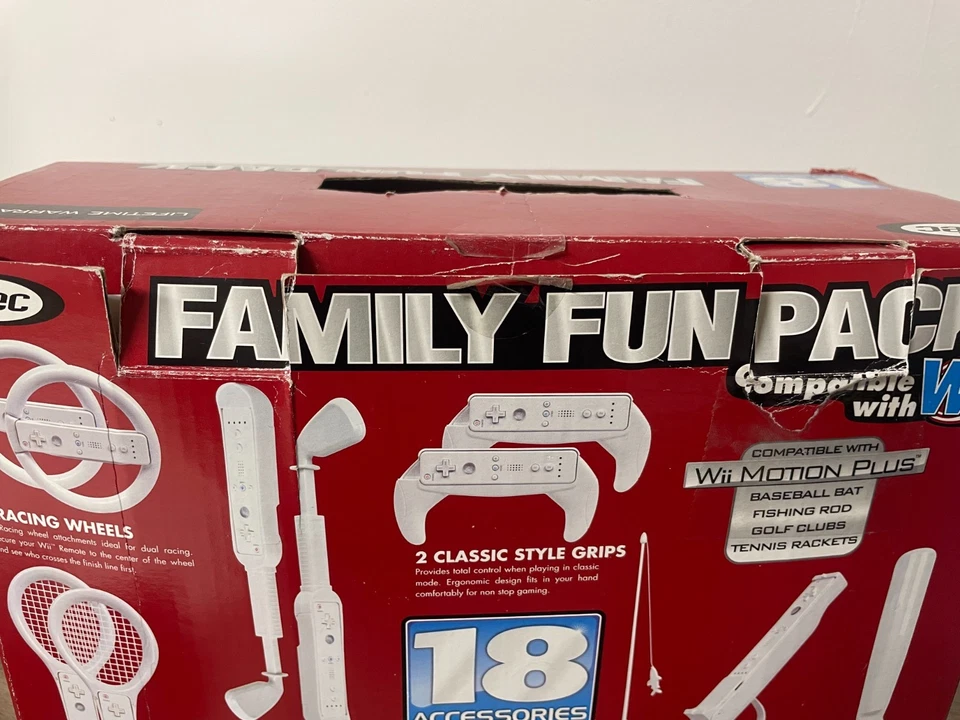 Intec 18 en 1 Family Pack - Accesorios Wii - Poco Uso (completo) Foto 2 de 3