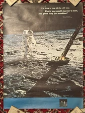 Neil Armstrong Moon Landing Poster Astronaut Space Travel