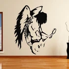 Angel with Electric Guitar Wall Art Sticker