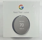 Google Nest Thermostat Intelligent Charcoal GA02081-US Programmable Matter NEUF SCELLÉ
