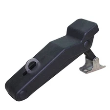 3.8" Flexible Door Latch Lock Replacement Soft Rubber Black Over-Center C9104