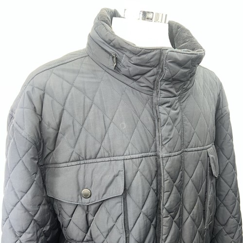 NEXT Herren 4XL dunkelmarine gesteppt wattiert Winter Mantel Jacke warm isoliert - Bild 4 von 18