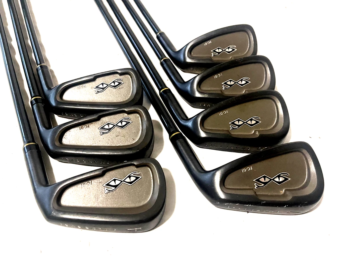 snake eyes gold iron アイアン　ドライバー　flex-r Snake Eyes Iron Set Regular Flex Golf Clubs for sale | eBay