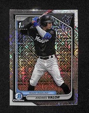 2024 Bowman Chrome Andres Valor 1st Mega Mojo Refractor #BCP-196