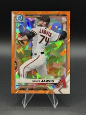 2021 Bowman Sapphire Edition Bryce Jarvis Chrome Prospects Orange Refractor /75