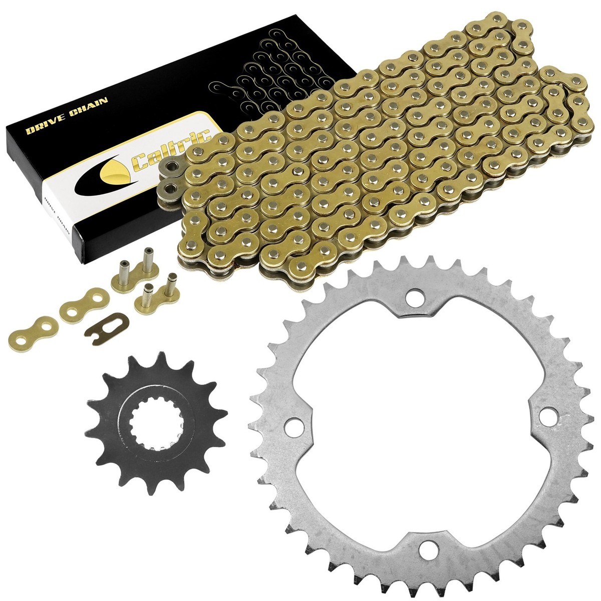 O-Ring White Drive Chain For Yamaha Raptor 700 YFM700R Se 2006 2013 - Foto 8