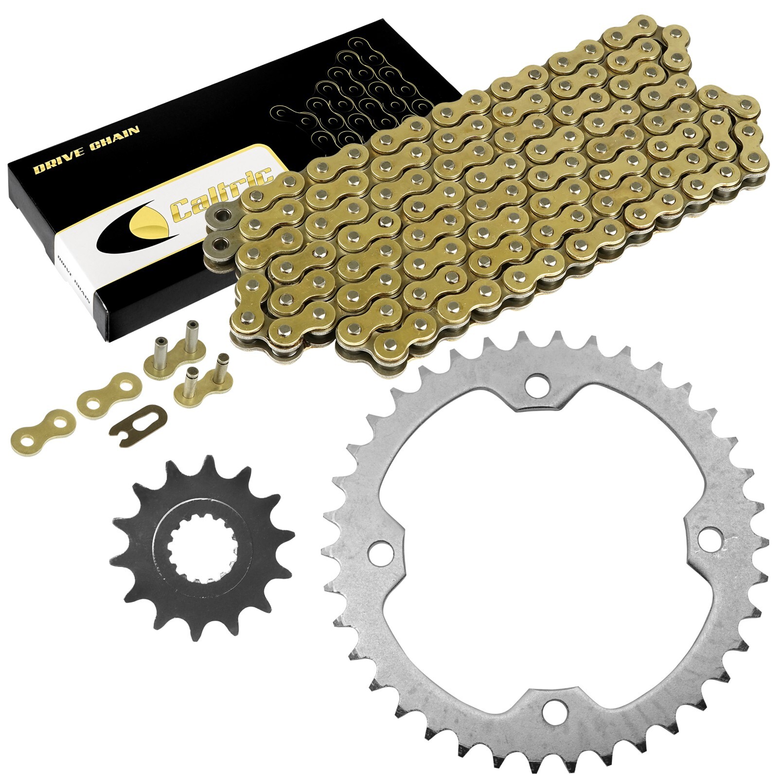 Drive Chain & Sprockets Kit for Yamaha Raptor 700 YFM700R 2006 2007