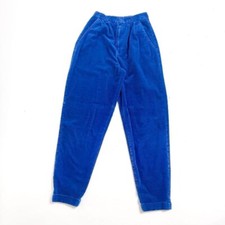 Vintage Corduroy pants Blue high waisted 1980's Avon Fashions Corduroy pants wi