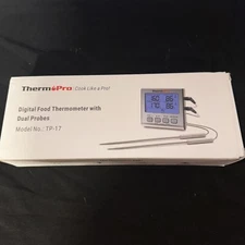 food thermometer digital With dual Probes From Therm Pro Brand New