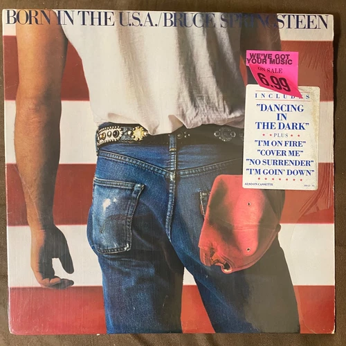 BRUCE SPRINGSTEEN Born in the USA - 1984 1st Press LP - NM IN SHRINK w/ HYPE