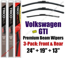 Wipers 3pk Premium Front Special Rear fit 2006-2009 Volkswagen GTI 19240/190/13G