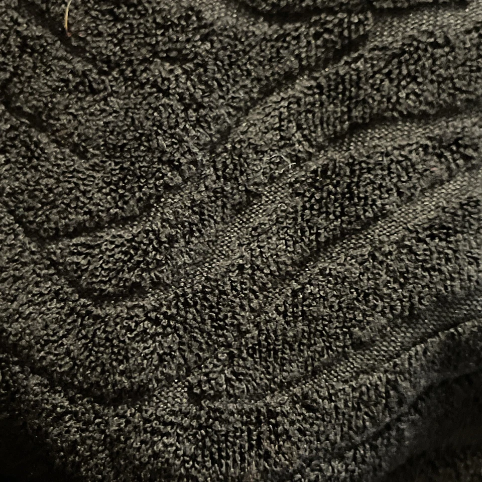 White Fox So Tempted Terry Top Long Sleeve Clasp Closure Black - Image 4 of 4