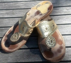 jack rogers wedges gold