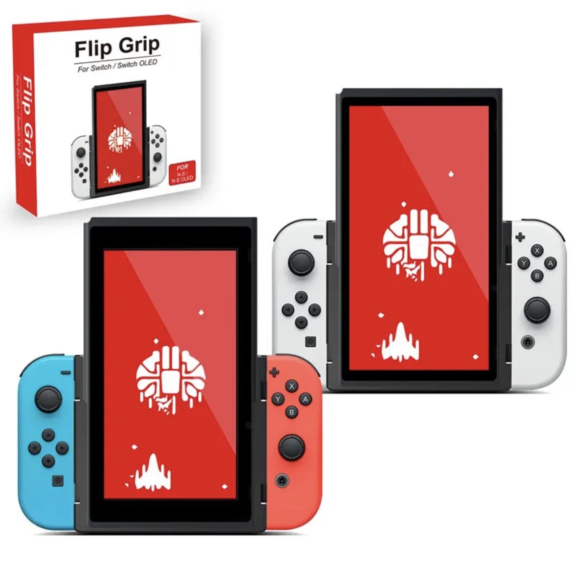 FLIP GRIP Nintendo Switch/OLED Handheld Vertical Mode Gaming