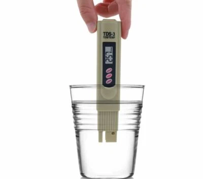Portable TDS-3 Meter Water Quality Purity Tester Digital PPM, Battery Included.