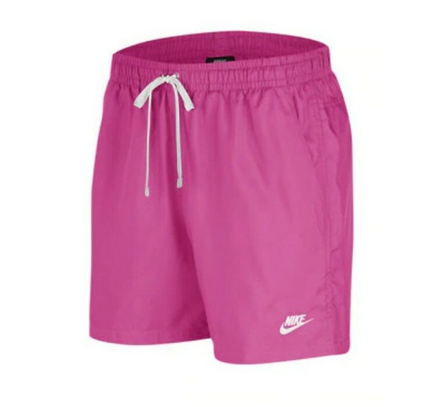 Nike Sportswear Club Essentials Woven Flow Shorts Pink Trunks Men's Size XL NEW | eBay