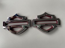 Harley Davidson Street Glide Road Glide CVO Medaillon Tank Emblem 2 Stück Chrome
