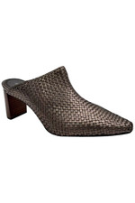 Donald Pliner Ollie Women's Metallic Nappa Mule Pewter