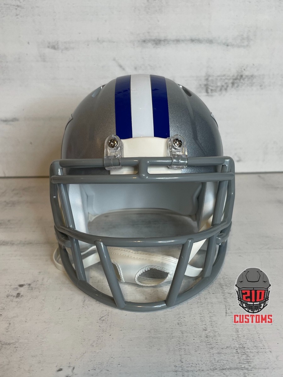 Riddell Mini Dallas Cowboys Speed Helmet Replica - 1964-66 Throwback Design, Approx. 5.5" Tall