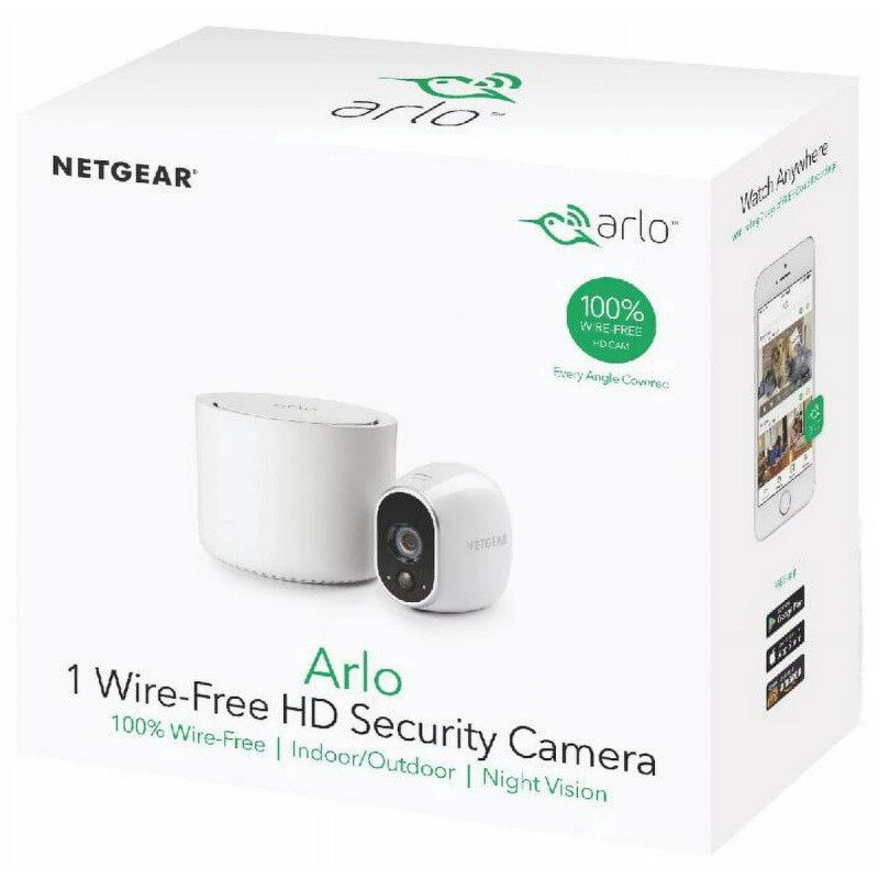 New - Arlo Smart Home Wireless HD Security Camera System with Mount