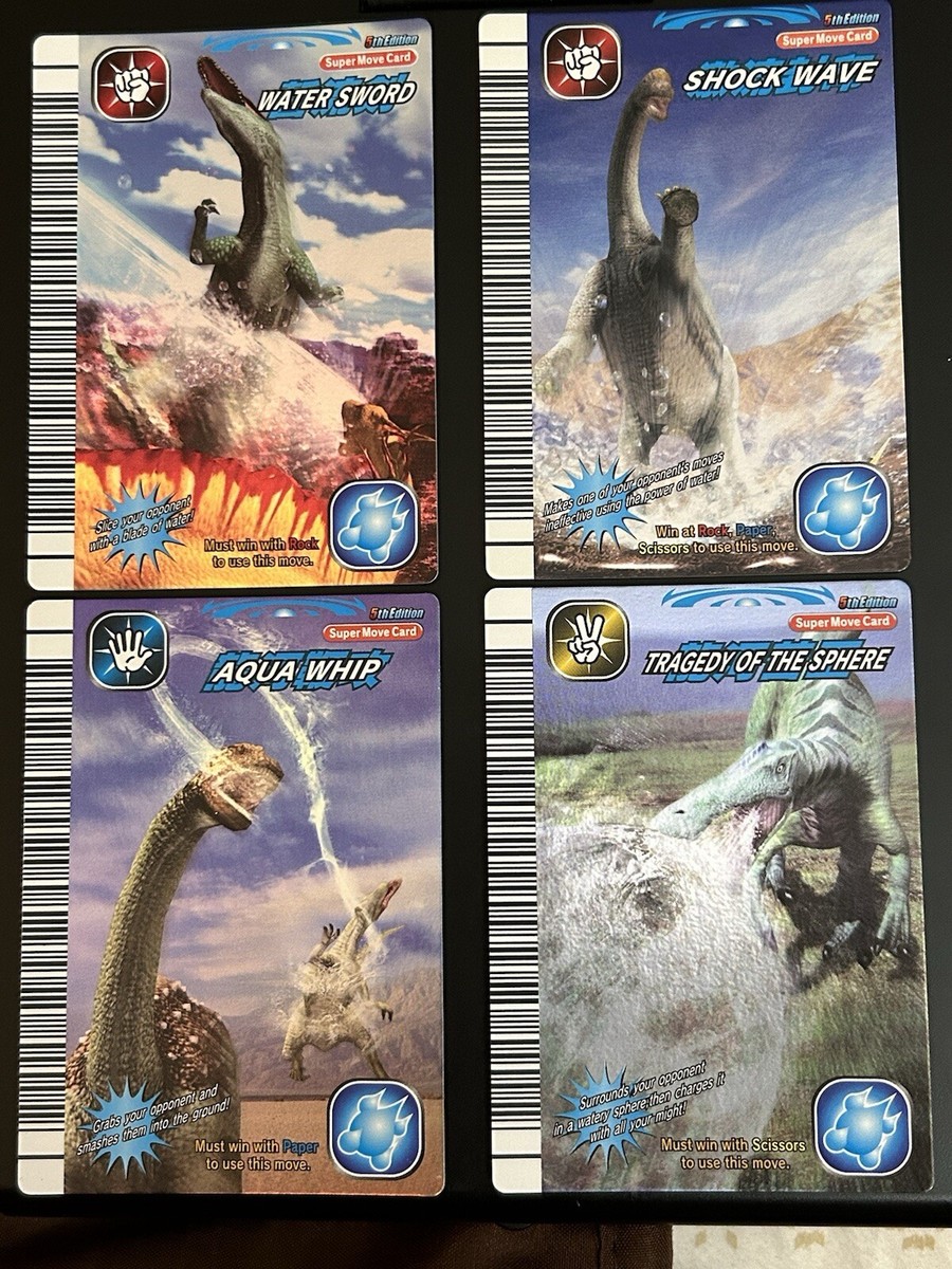 恐竜キング 英語　3種セット Dinosaur King Arcade Cards English 5th Edition COMPLETE WATER