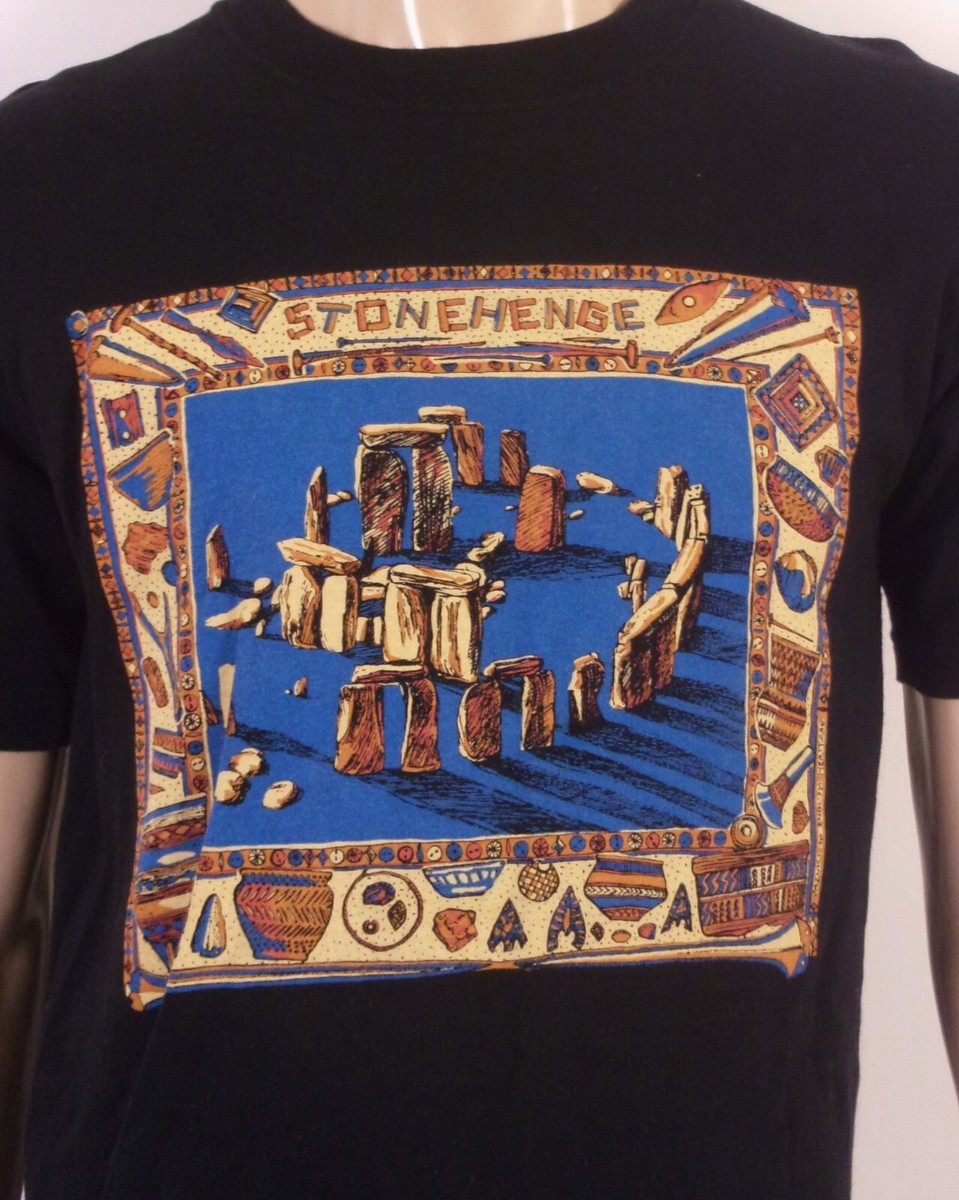 vintage 90s English Heritage Stonehenge T-Shirt Tourist SZ M | eBay