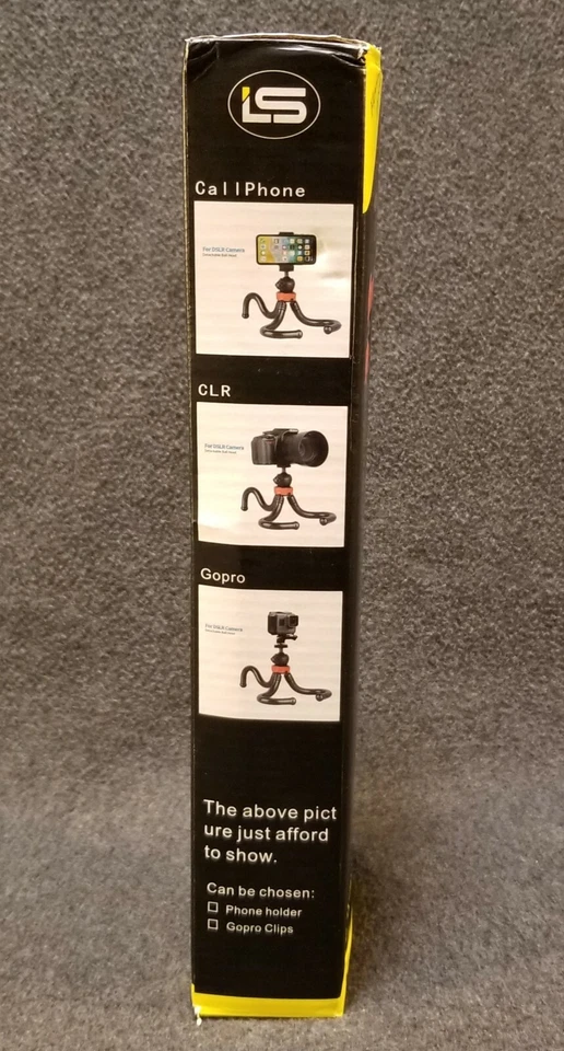 10.5" Flexible Tripod Stand LDX-668 Suit For Phone Or Camera Black & Red - Image 3 of 4