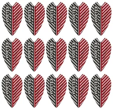 5 New Sets Harrows Vortex Dart Flights - Ships w/ Tracking - Red Silver