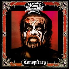 Cartel de tela KING DIAMOND Conspiracy BANNER 2x2 pies tapiz bandera álbum arte