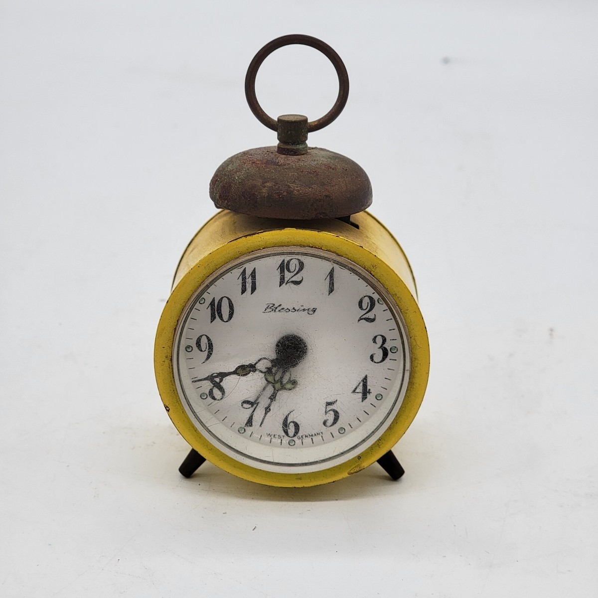 Vintage West Germany Blessing Clock Alarm Yellow | eBay