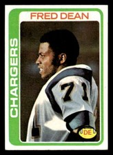 1978 Topps Fred Dean Rookie San Diego Chargers #217 EXMT XX349